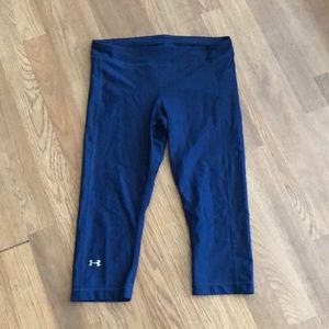 Blue Under Armour workout leggings
